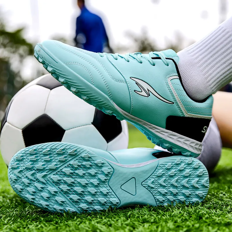 SUNAIS Cushioned Slip-Resistant Abrasion-Resistant Youth Training Entry-Level Basic Set Soccer Shoes Unisex-6