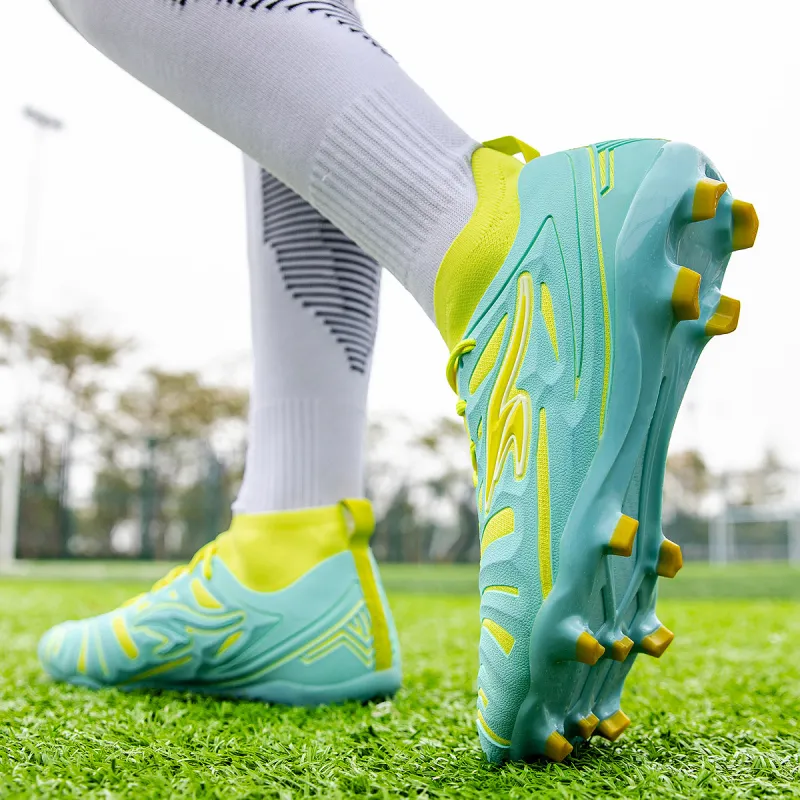 SUNAIS MG Rubber Short Studs TF Rubber Broken Studs Artificial Ground, Natural Ground Breathable Soccer Shoes Unisex-83