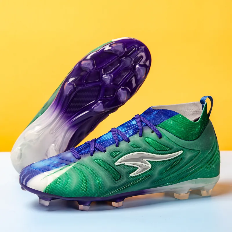 SUNAIS MG Rubber Short Studs TF Rubber Broken Studs Artificial Ground, Natural Ground Breathable Soccer Shoes Unisex-68