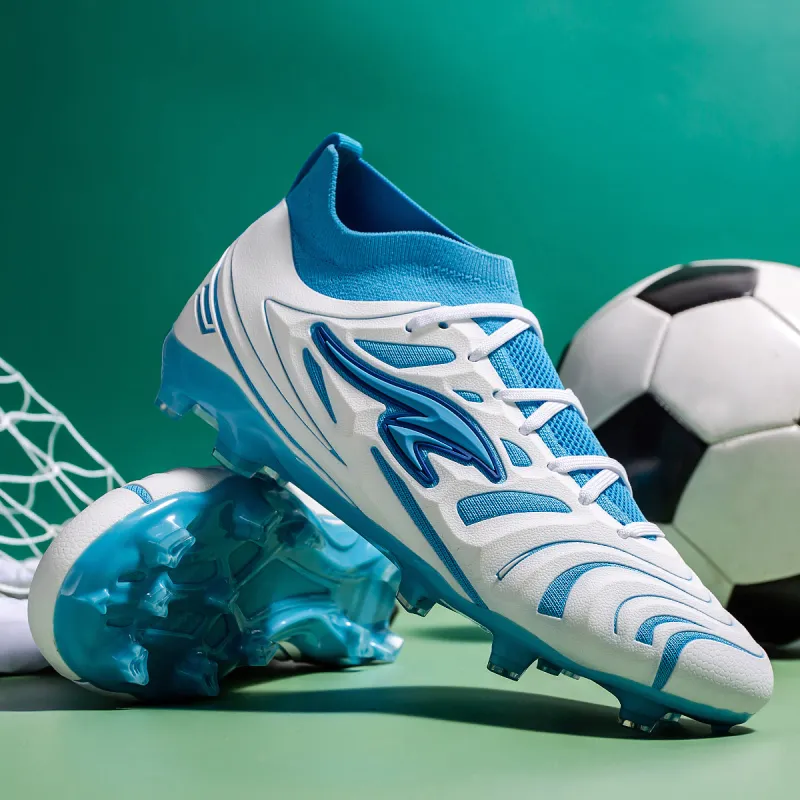 SUNAIS MG Rubber Short Studs TF Rubber Broken Studs Artificial Ground, Natural Ground Breathable Soccer Shoes Unisex-119