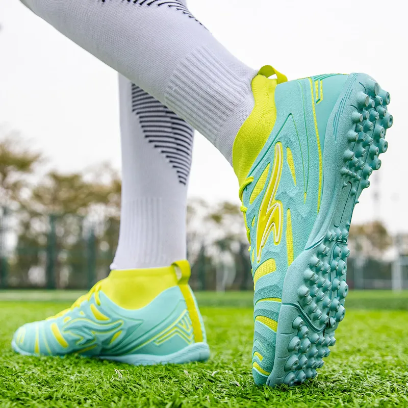 SUNAIS MG Rubber Short Studs TF Rubber Broken Studs Artificial Ground, Natural Ground Breathable Soccer Shoes Unisex-87