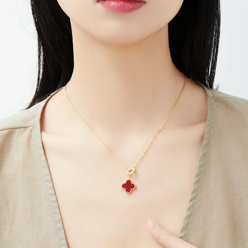 Mom's Gift Agate Jade Necklaces Women's-6