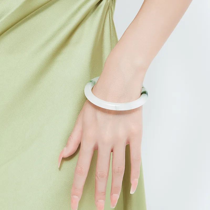 Mom's Gift Tianshan Jade Jade Bangles Women's-4