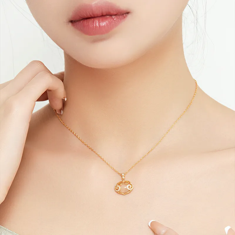 Mom's Gift Chalcedony Jade Necklaces Women's-5