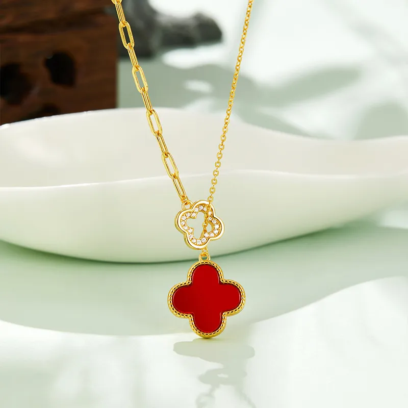 Mom's Gift Agate Jade Necklaces Women's-8