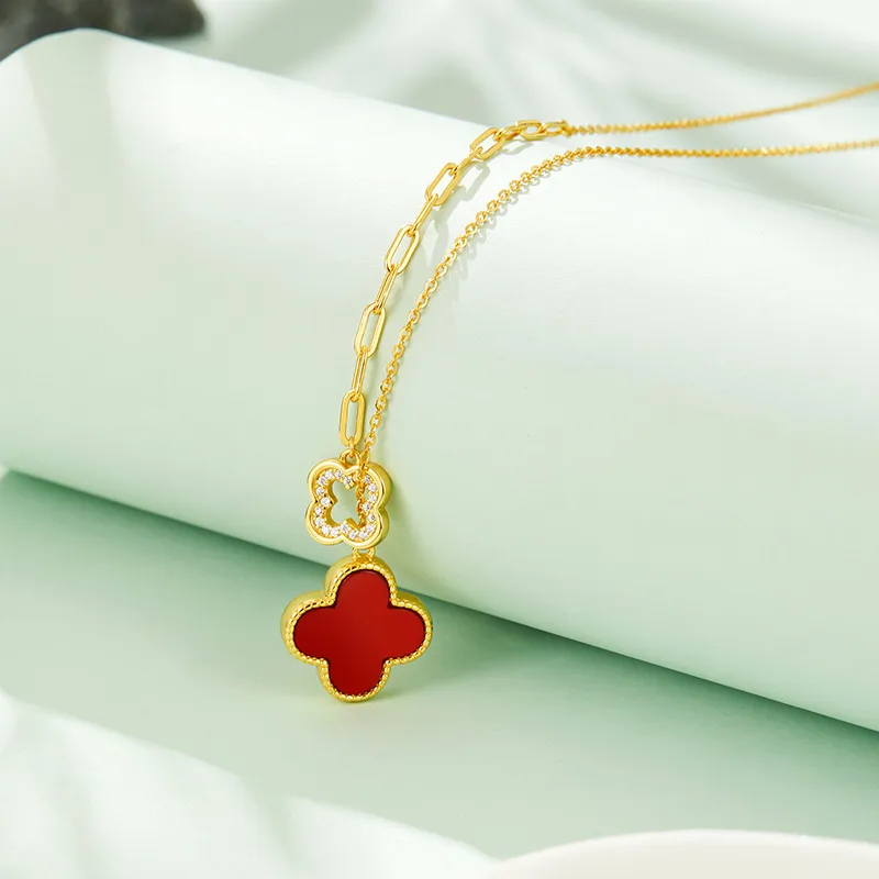 Mom's Gift Agate Jade Necklaces Women's-9