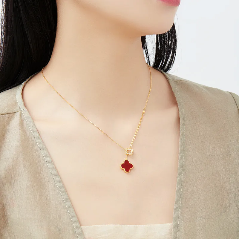 Mom's Gift Agate Jade Necklaces Women's-5