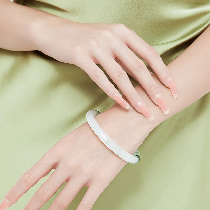 Mom's Gift Tianshan Jade Jade Bangles Women's-3
