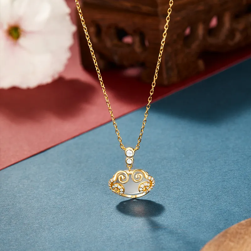Mom's Gift Chalcedony Jade Necklaces Women's-8