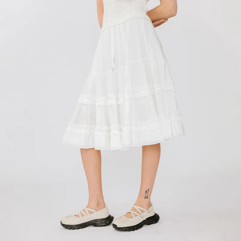 CUBIC Casual Long Skirts Women's-4