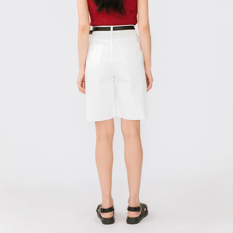 Cubic Denim Shorts Women's-14