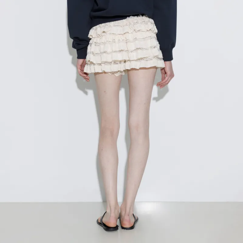 CUBIC Casual Short Skirts Women's Apricot-4