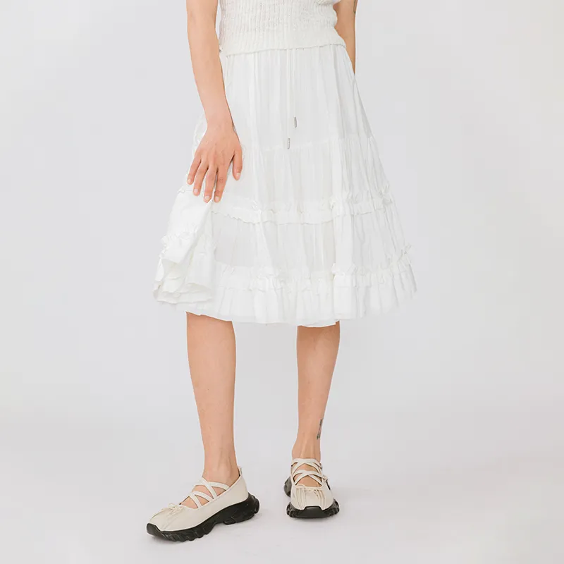 CUBIC Casual Long Skirts Women's-3