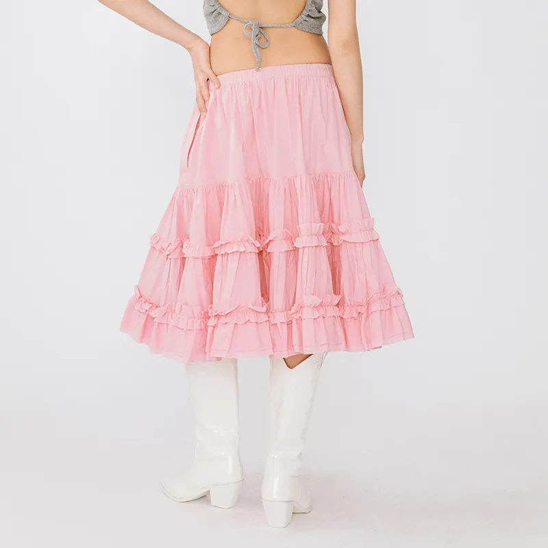CUBIC Casual Long Skirts Women's-9