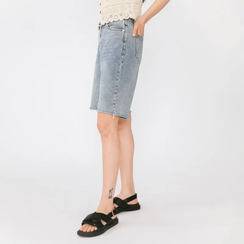 Cubic Denim Shorts Women's-9