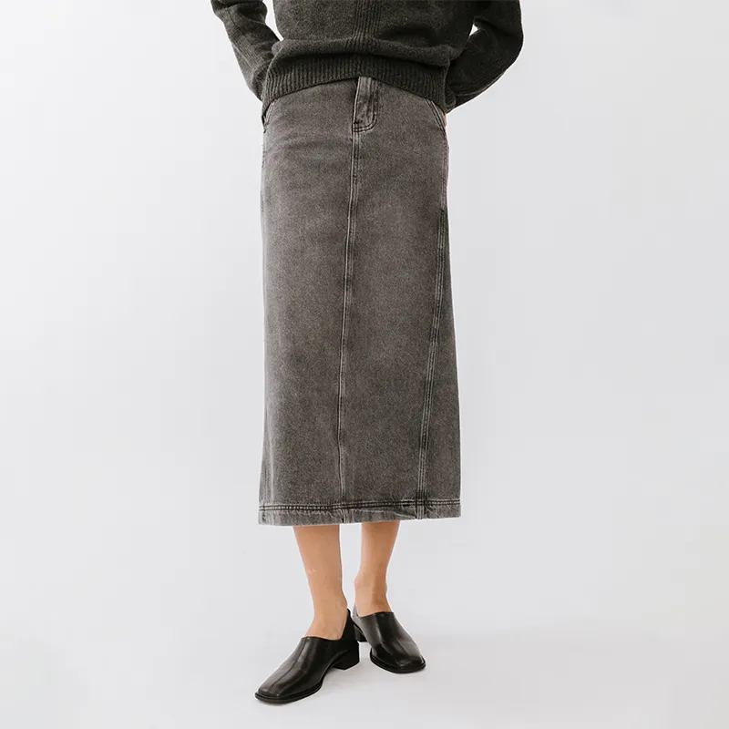 CUBIC Denim Long Skirts Women's-6