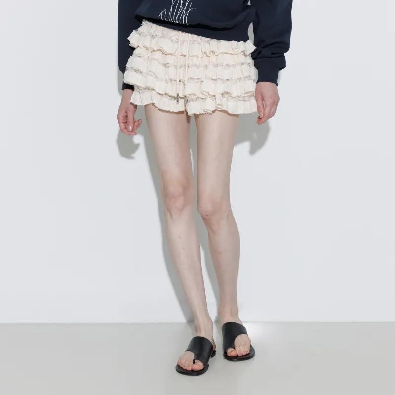 CUBIC Casual Short Skirts Women's Apricot-2