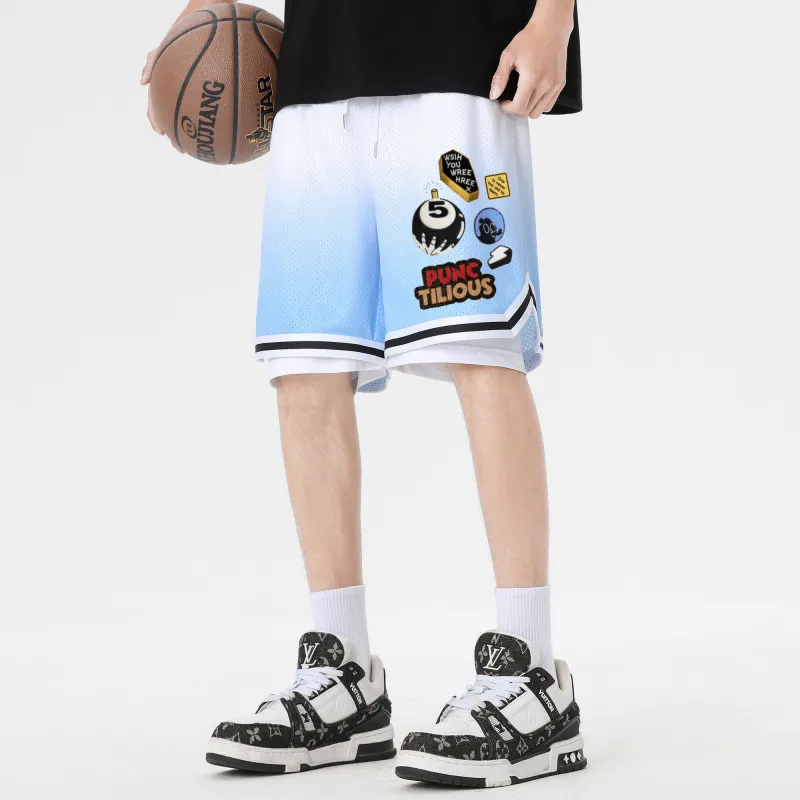 PUNCTILIOUS Casual Shorts Unisex-16