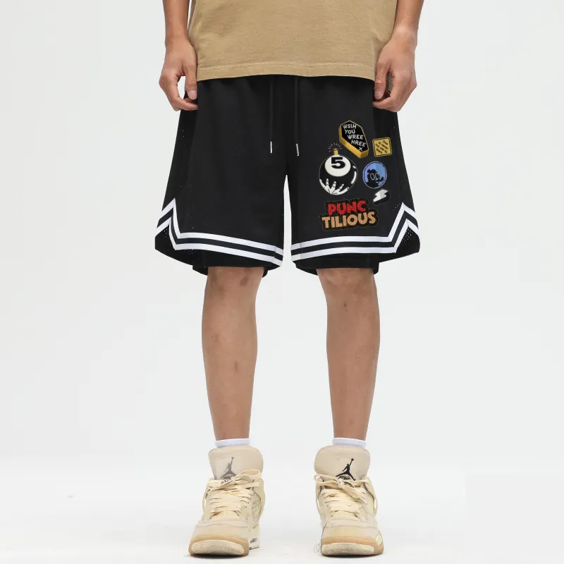 PUNCTILIOUS Casual Shorts Unisex-8