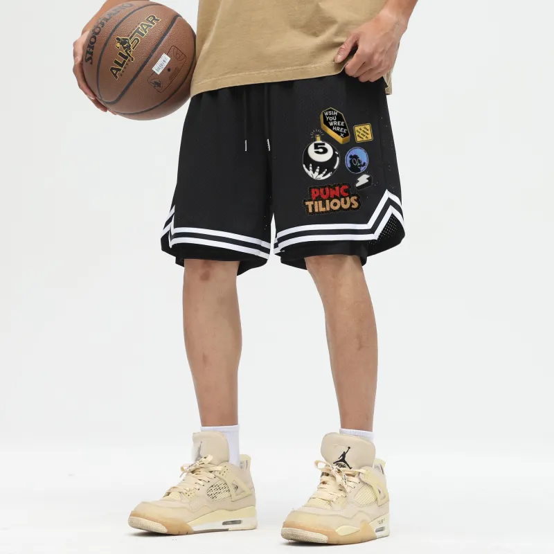 PUNCTILIOUS Casual Shorts Unisex-9