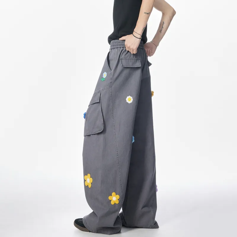 PUNCTILIOUS Casual Pants Unisex-17
