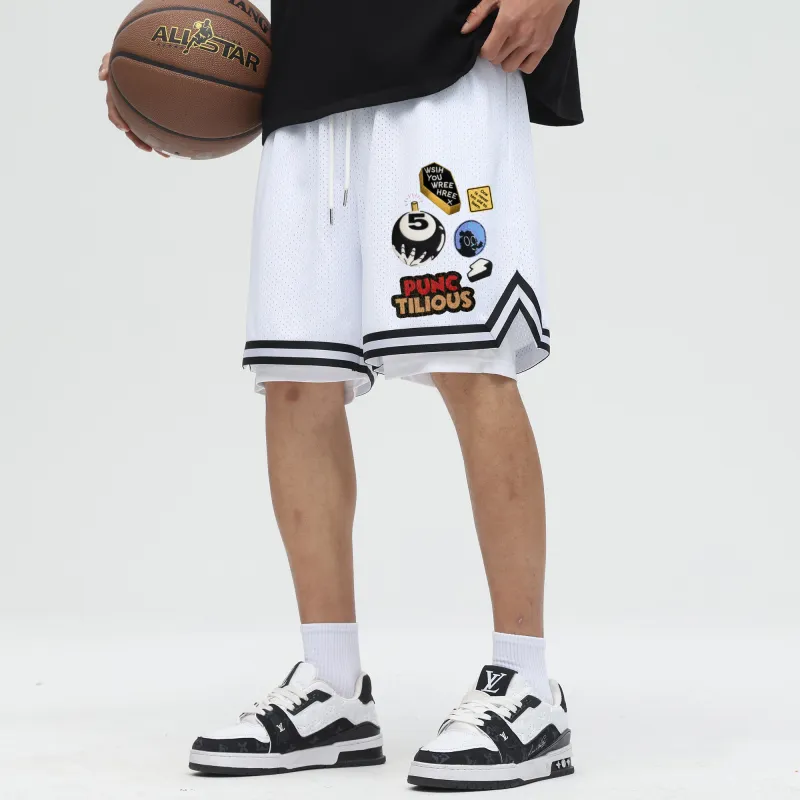 PUNCTILIOUS Casual Shorts Unisex-3