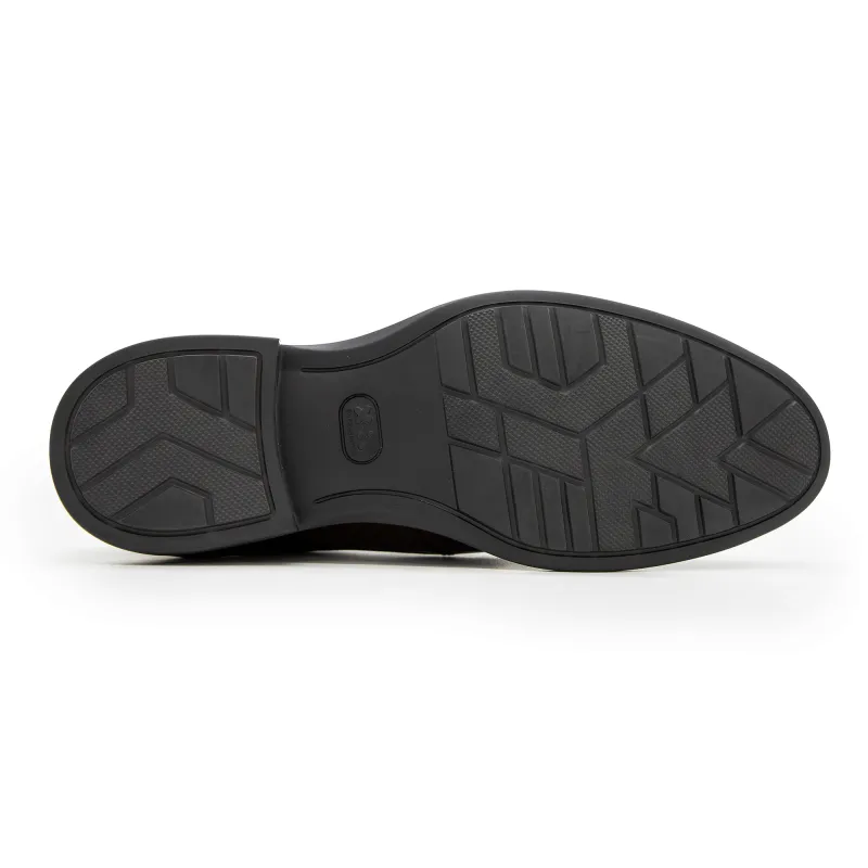 Satchi Dress Shoes Men Low Top Brown-5