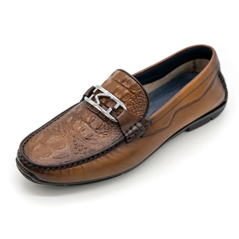 Satchi Loafers Gommino Loafers Men's Coffee-1