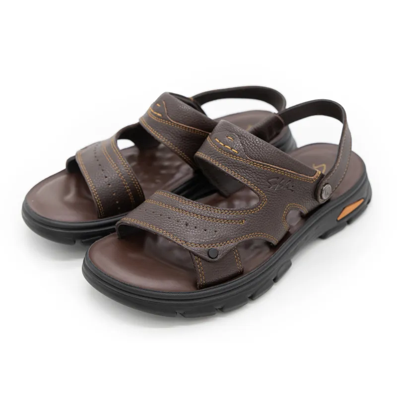 Satchi Beach Sandals Men's Brown-2