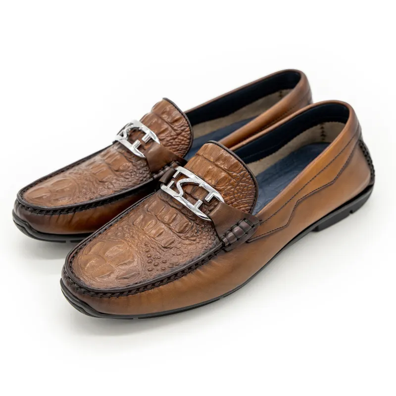 Satchi Loafers Gommino Loafers Men's Coffee-2