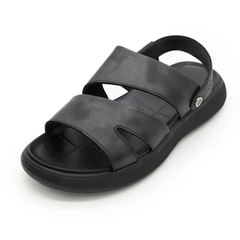 Satchi Beach Sandals Men's Black-1