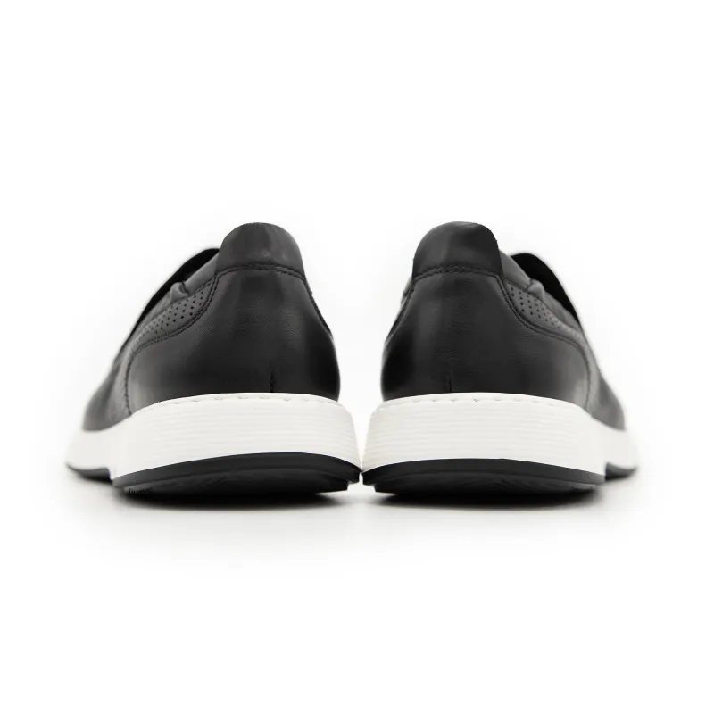 Satchi Loafers, Gommino Loafers Men's Black-4
