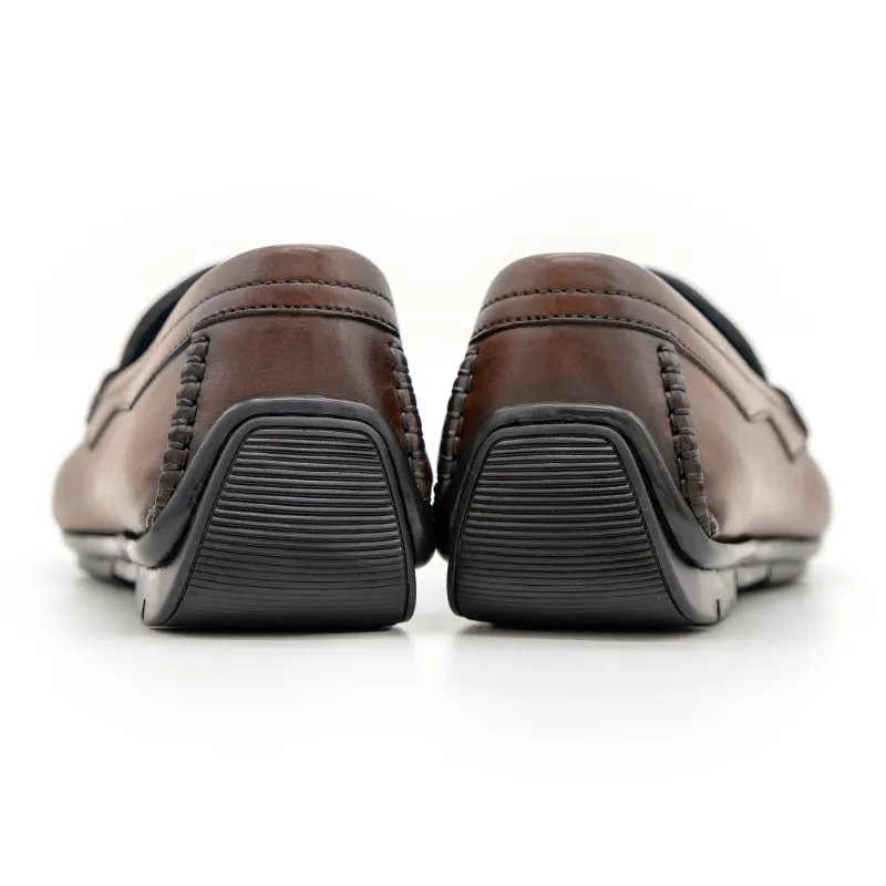 Satchi Loafers Gommino Loafers Men's Coffee-4