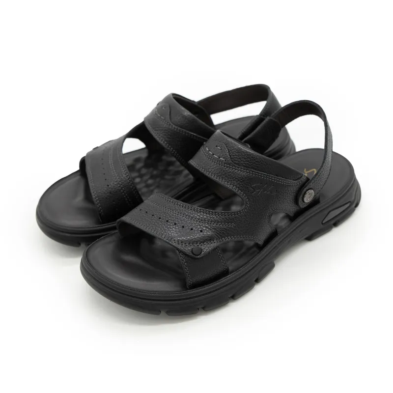 Satchi Beach Sandals Men's Black-2