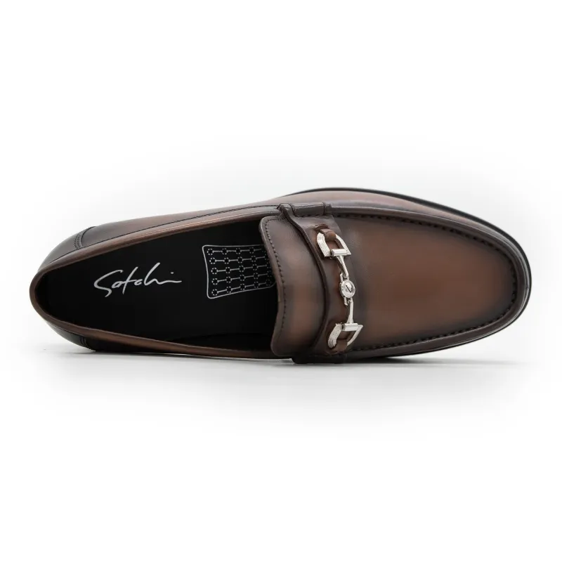 Satchi Dress Shoes Men's Light Brown-3