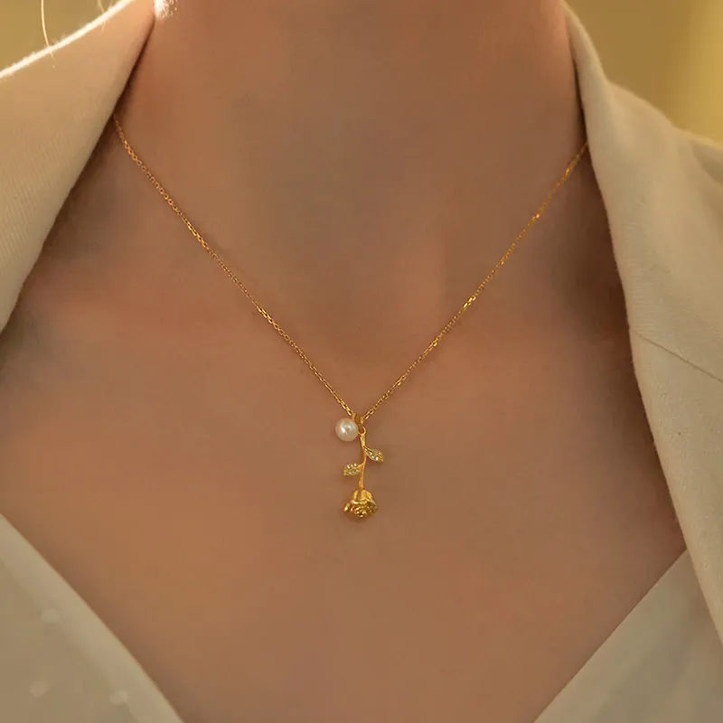 UNG Freshwater Pearl Necklaces Women's-1
