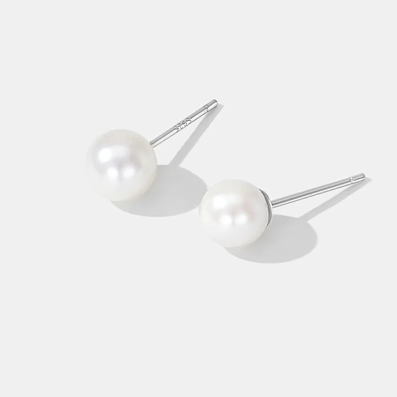 UNG Pearl Stud Earrings Women's-4