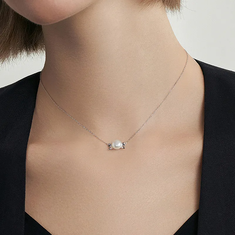UNG Freshwater Pearl Necklaces Unisex-3