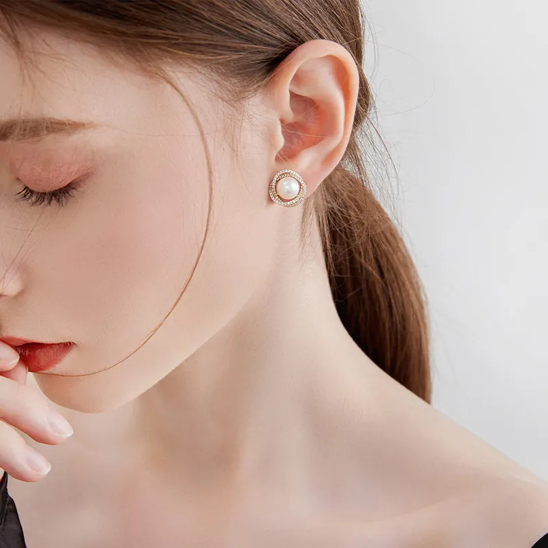 UNG Pearl Earrings Women's-4