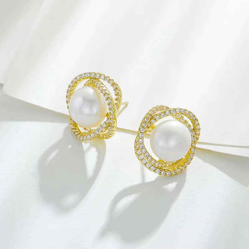 UNG Pearl Earrings Women's-5