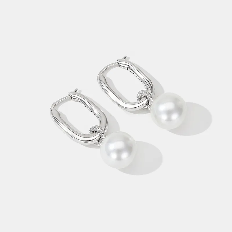UNG S925 Silver Earrings Women's-3