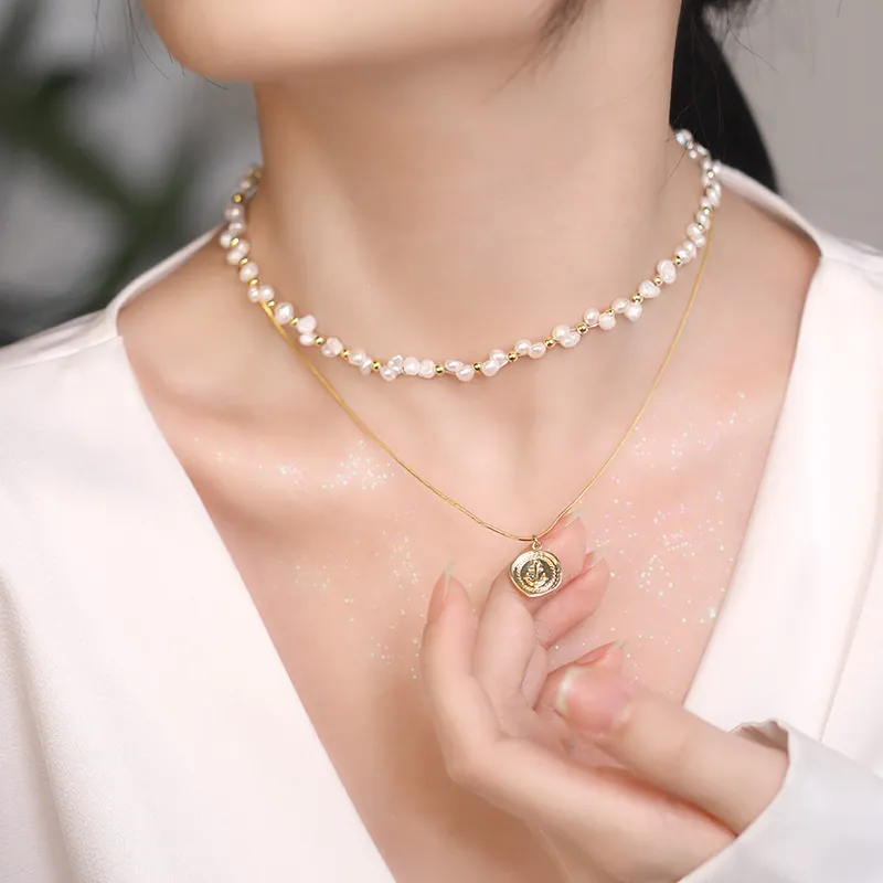 UNG Freshwater Pearl Necklaces Women's-1