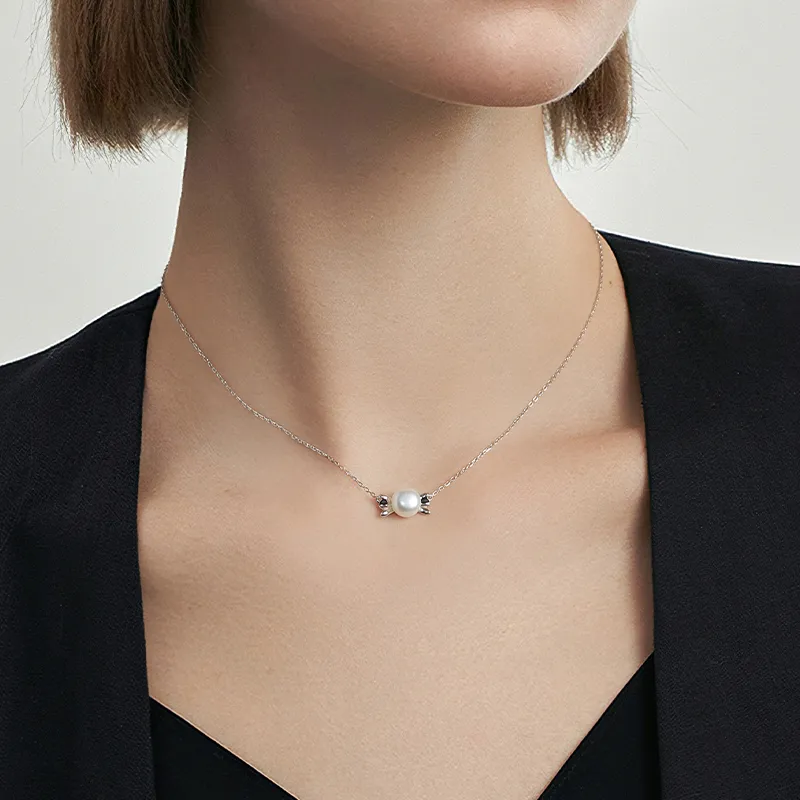 UNG Freshwater Pearl Necklaces Unisex-1