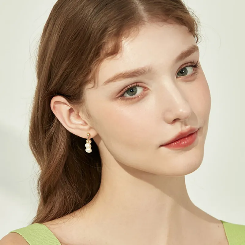 UNG S925 Silver Earrings Women's-3