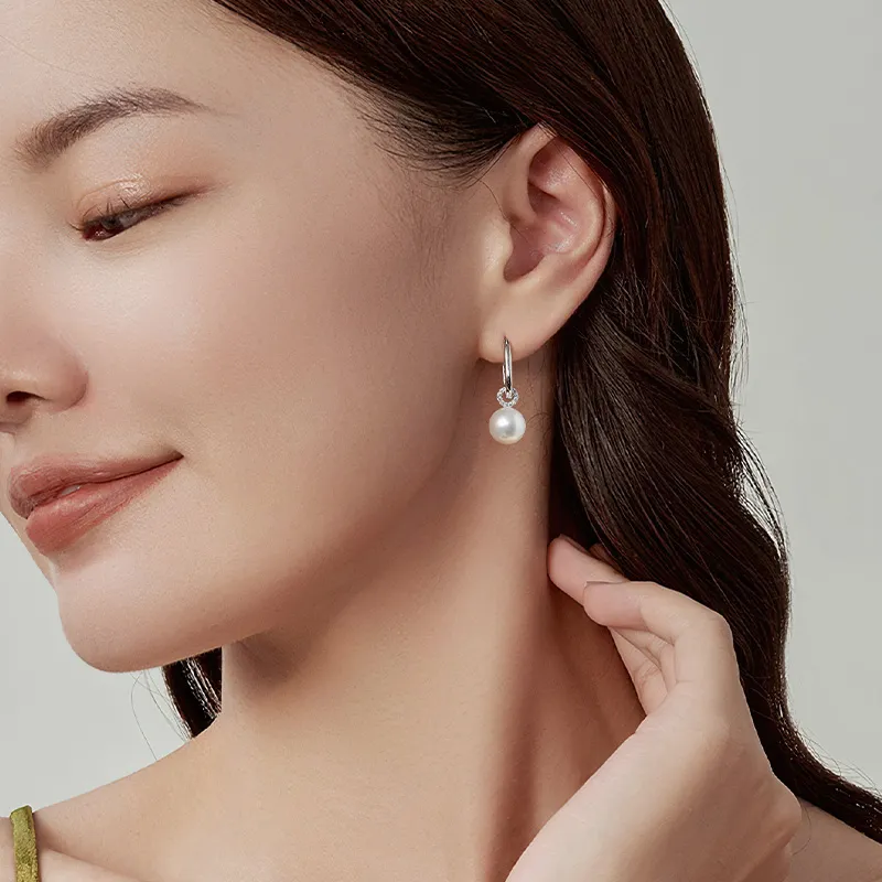 UNG S925 Silver Earrings Women's-2