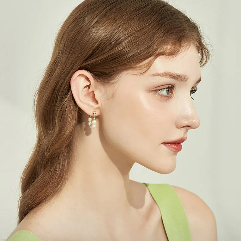 UNG S925 Silver Earrings Women's-1