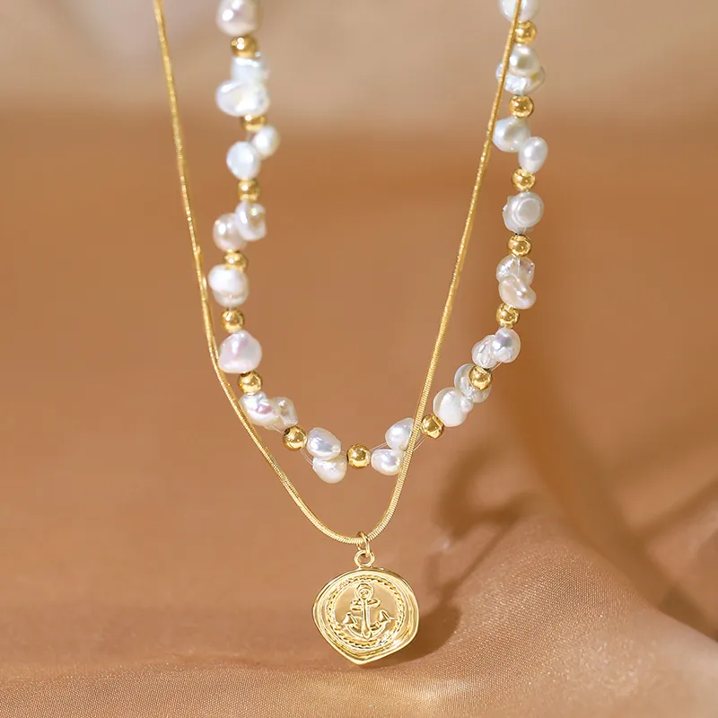 UNG Freshwater Pearl Necklaces Women's-5