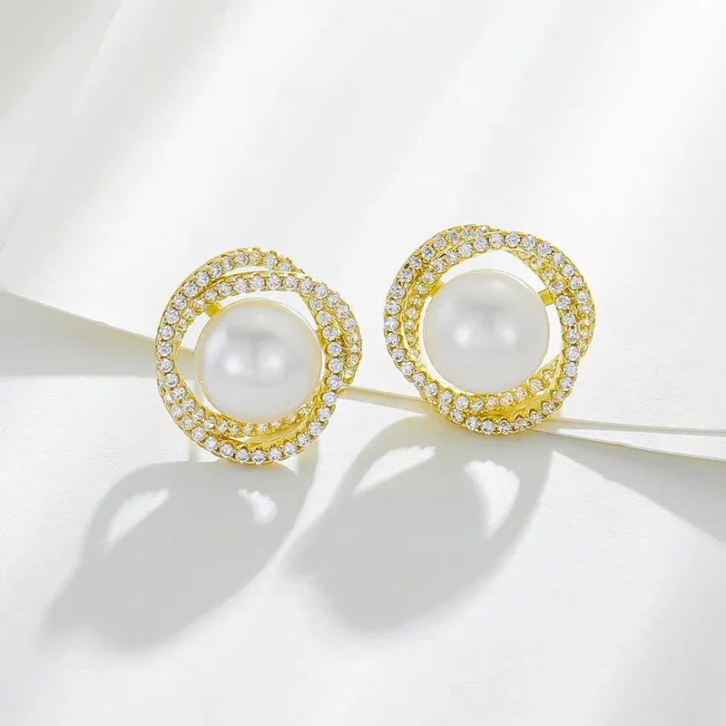 UNG Pearl Earrings Women's-3