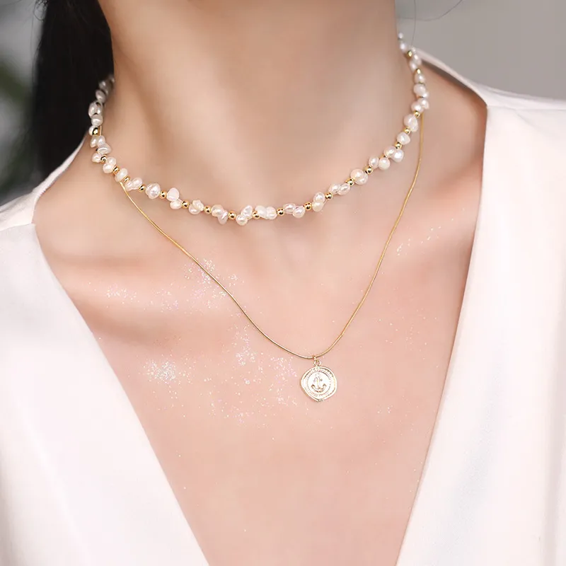 UNG Freshwater Pearl Necklaces Women's-4