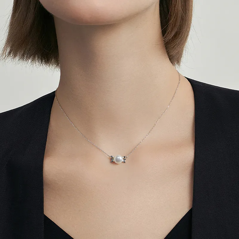 UNG Freshwater Pearl Necklaces Unisex-5
